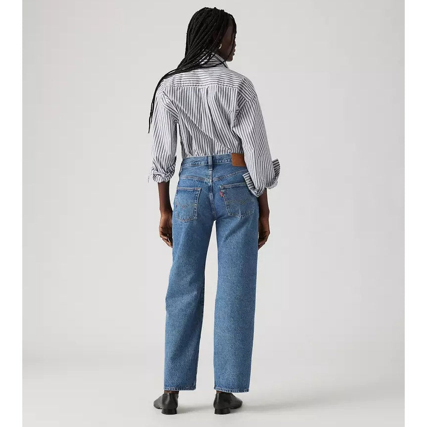 LEVI'S Womens 501 90s Ankle Jeans 32x27 US 14 Blue Shout Out Stone A91500010 NWT