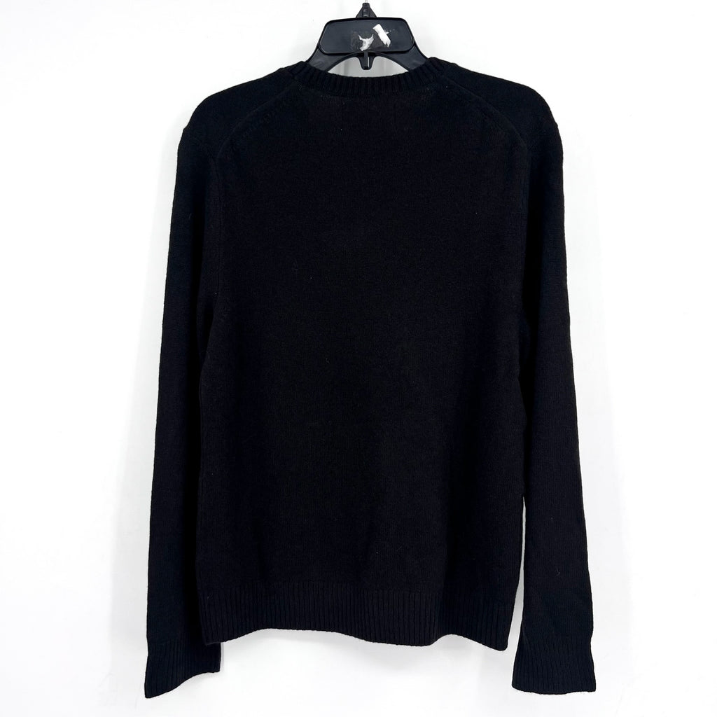 EVERLANE Men's Premium Merino Wool Sweater Small Black Crew Neck NWT