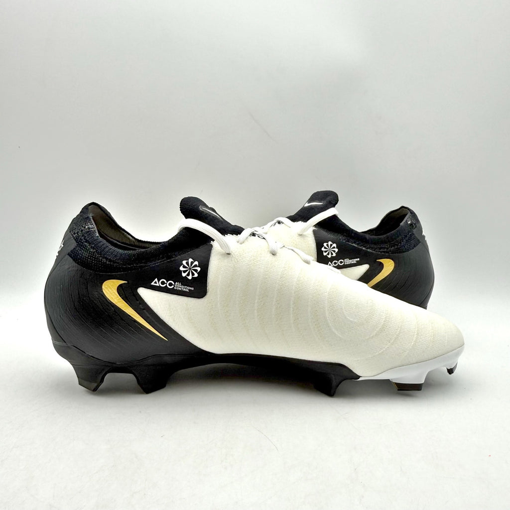 Nike Mens Phantom GX II Pro FG Soccer Cleats US 7.5 Black White FJ2563-100 NWOB