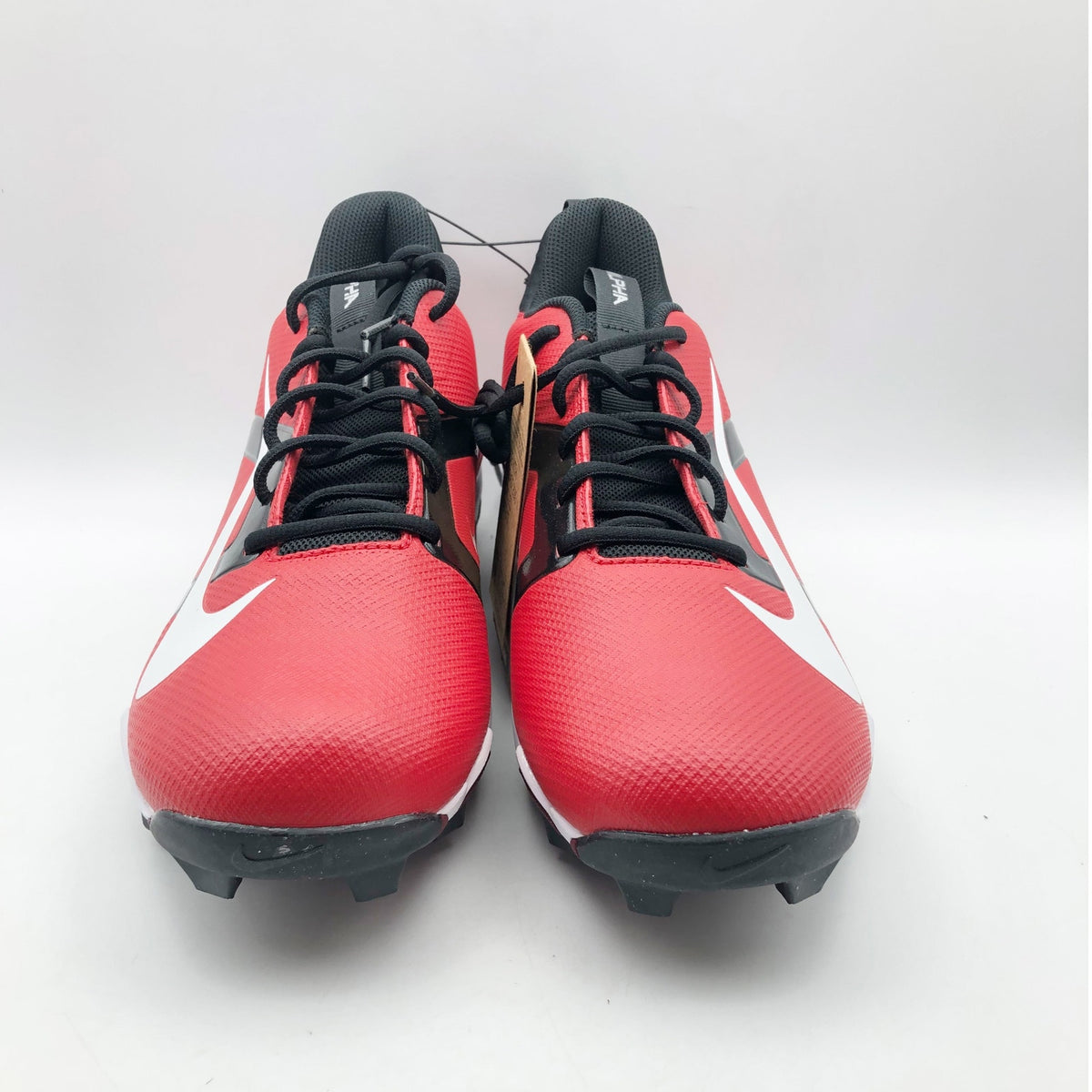 Nike Men's Alpha Menace 4 Shark Football Cleats Size 11 Red White NWOB