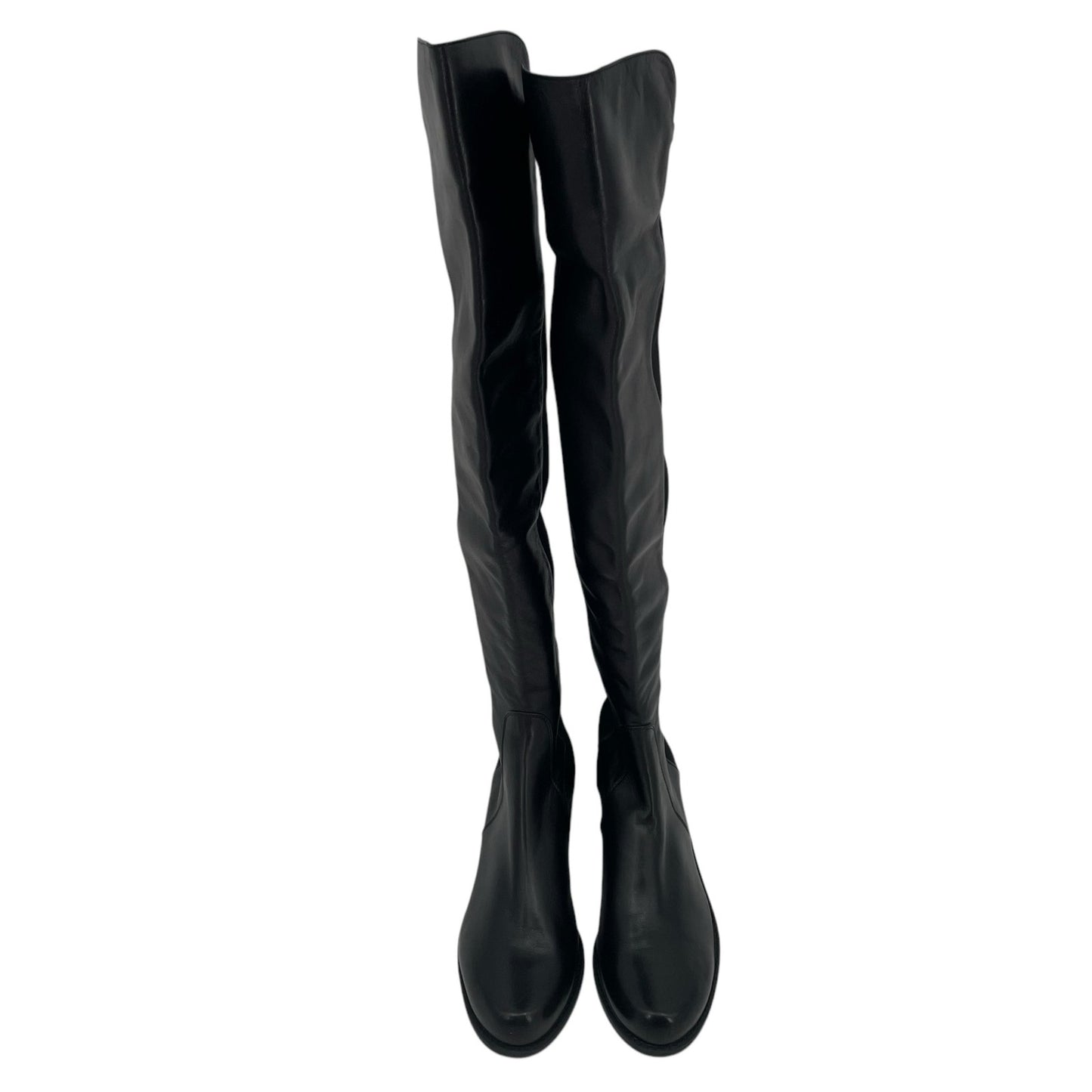 Stuart Weitzman Womens Reserve Over the Knee Boots US 9 M Black Suede NWOB