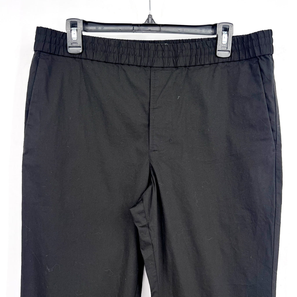 A9013. EVERLANE- MENS MEDIUM- Casual Pants Medium X 30 Black Cotton Twill Pull-on NWT