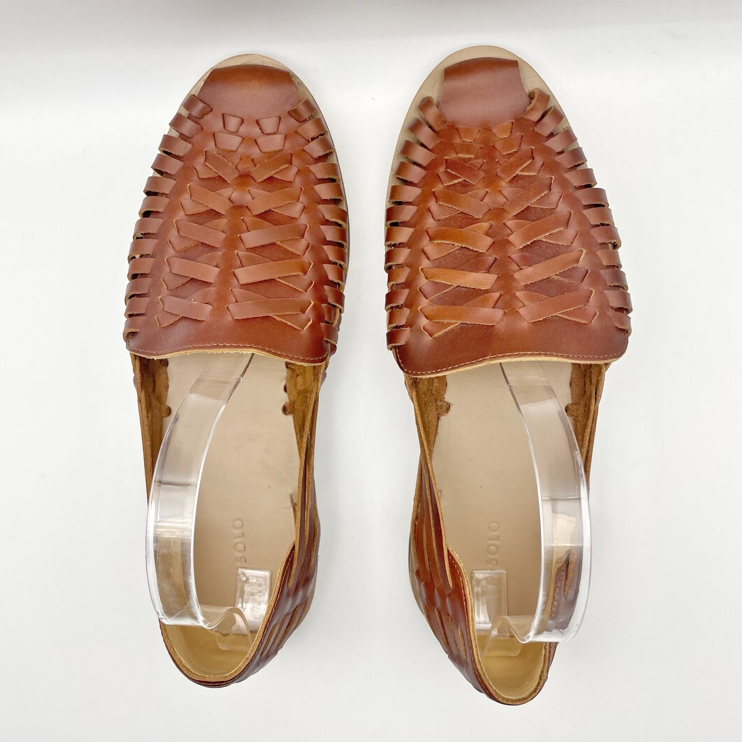 Nisolo Mens Huarache Sandal US 10 EU 43 Brown Leather NWOB