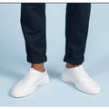 Wolf & Shepherd Cruise Tre Slip On Sneakers Womens 9 Mens 7.5 White Leather NIB