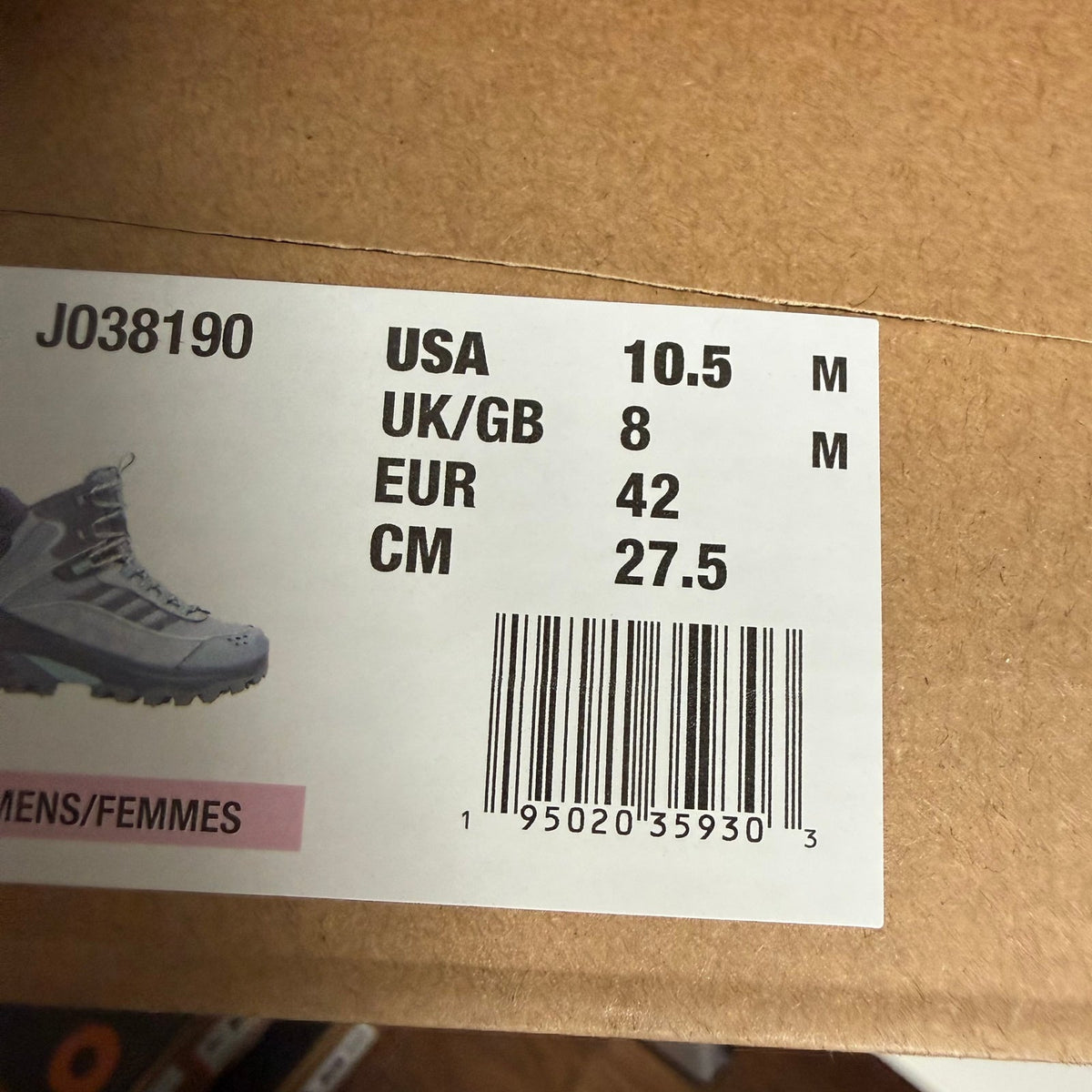 Merrell Womens Moab Speed 2 Thermo Mid Hiking Boot Size 10.5 Gray WP J038190 NIB