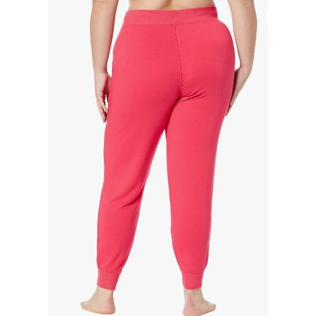SKECHERS Women's GoLounge Restful Joggers Large Pink Coral Terry Sweatpants NWT