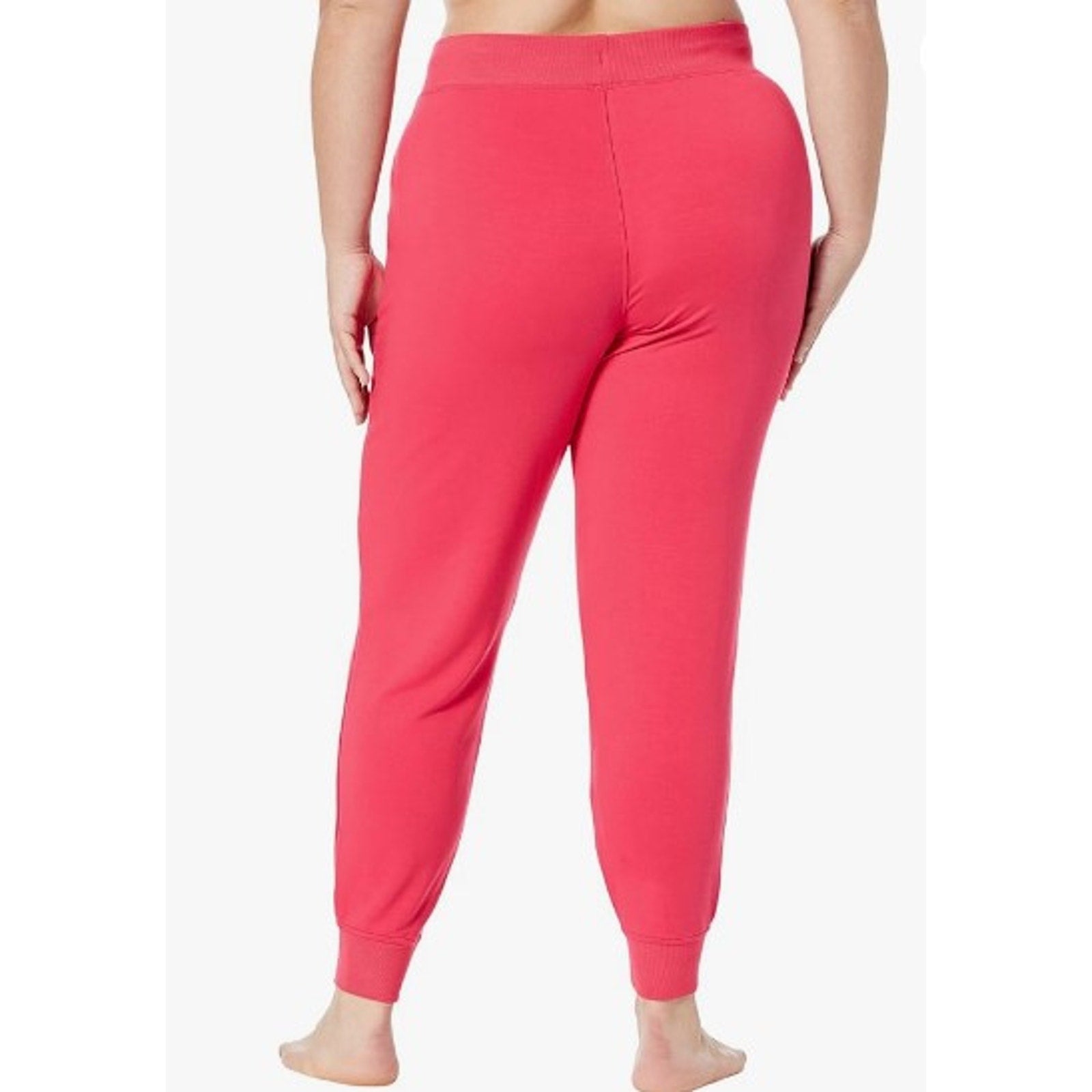 SKECHERS Women's GoLounge Restful Joggers Large Pink Coral Terry Pants NWT
