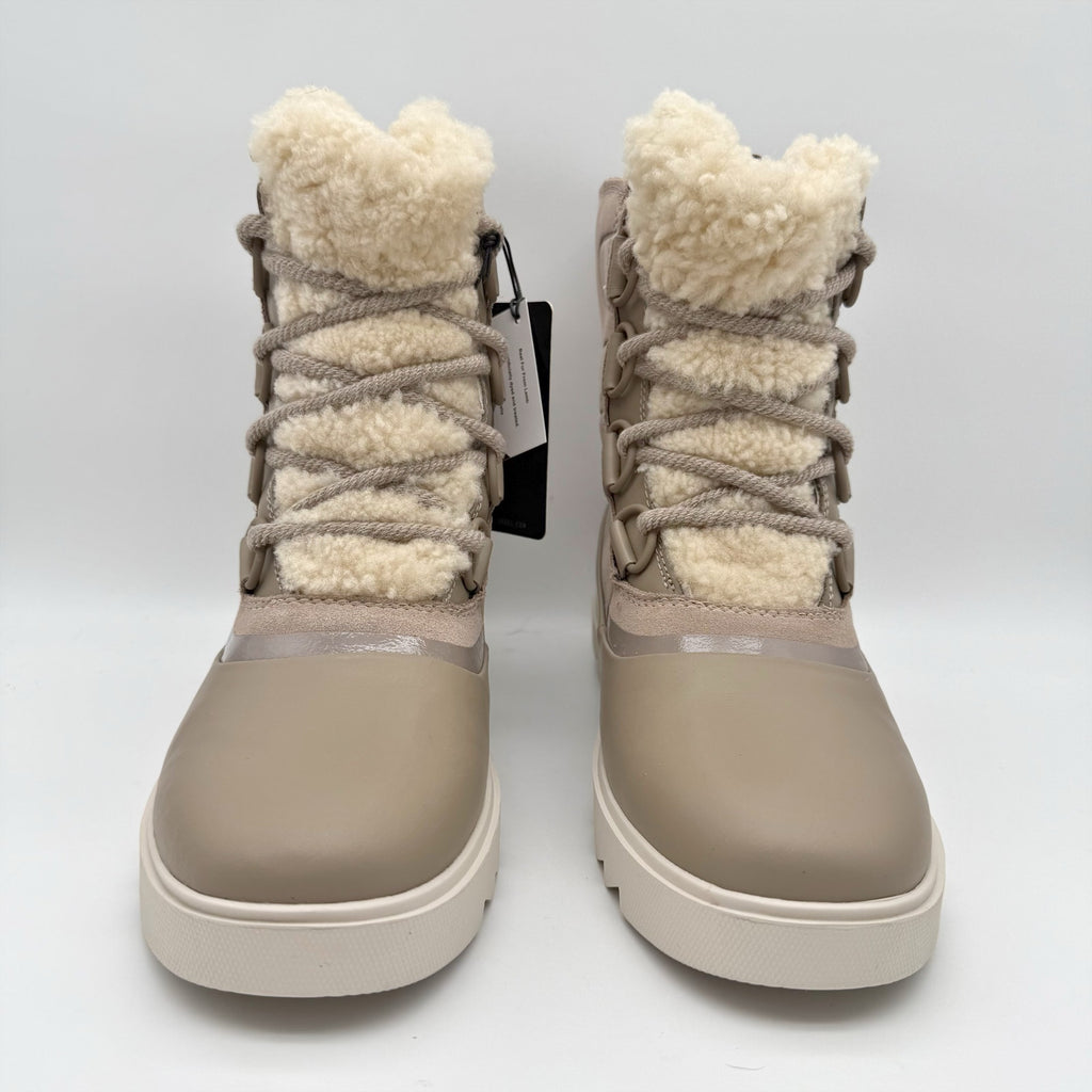 Sorel Womens Joan of Arctic Next Boots US 9.5 Taupe Tan Waterproof Insulated NIB
