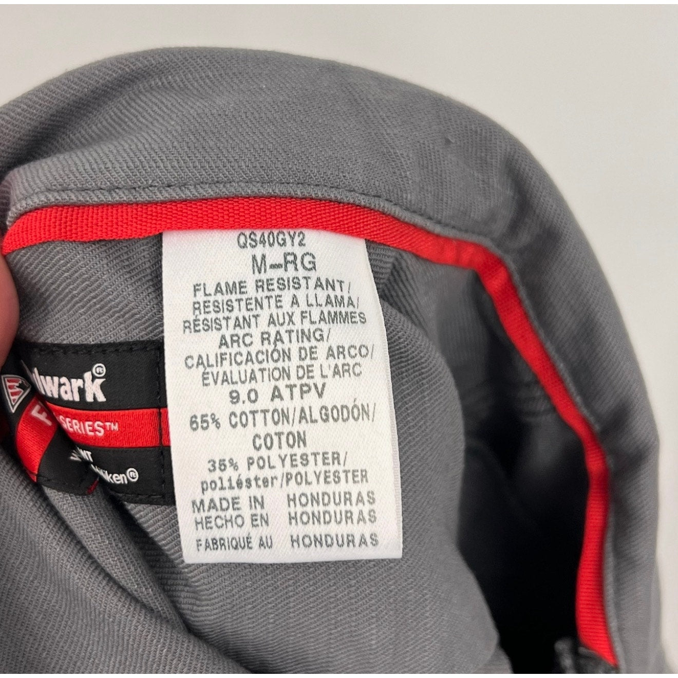 BULWARK Men's iQ Series Endurance Collection FR Work Shirt Medium Grey NWOT