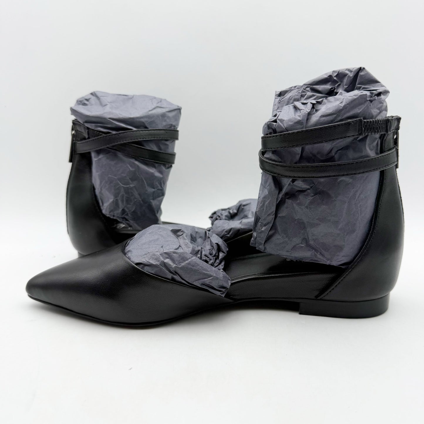 Seychelles Womens What a Girl Wants Flats US 6 M Black Leather NIB