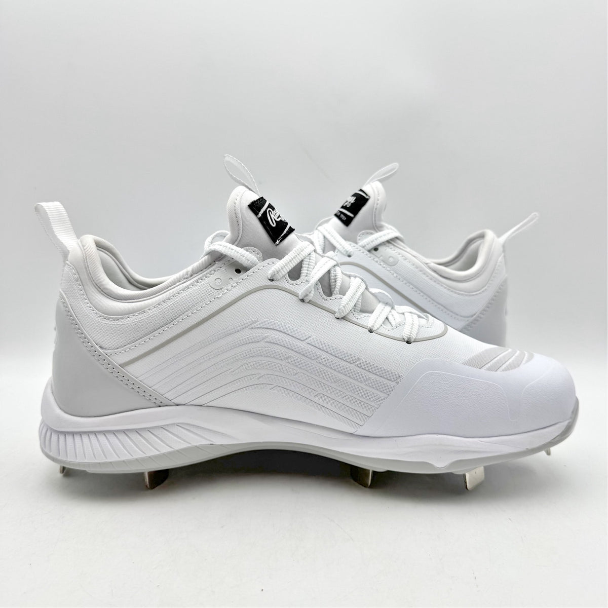 Rawlings Mens Bullpen Low Baseball Cleats Size 8 D White Athletic NWOB