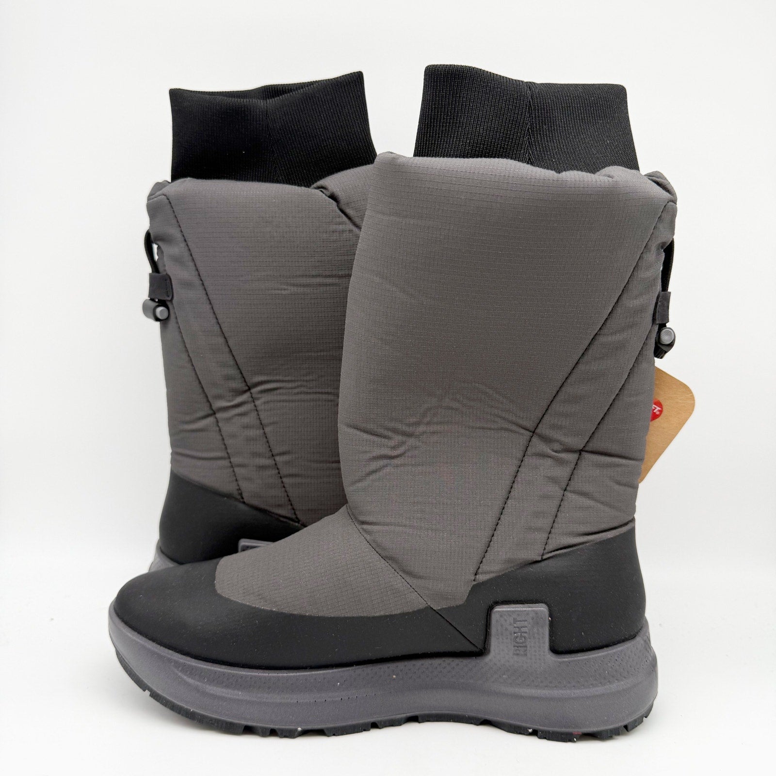 ECCO Sport Womens Solice Arctic Snow Boots EU 39 US 8.5 Grey Waterproof NWOB