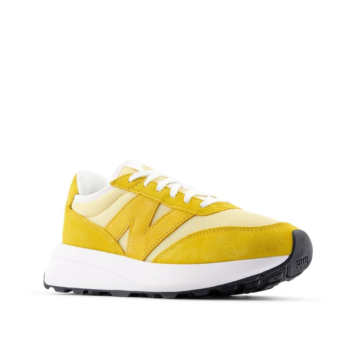 New Balance 370 Casual Sneakers Womens 8 WIDE Mens 6.5 EU 39.5 Yellow White NWOB