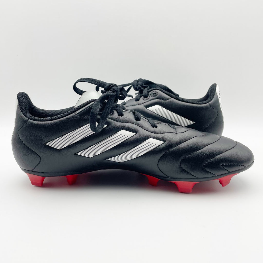 Adidas Mens Goletto VIII Soccer Cleat US 12 Fr 46 2/3 Black Red Firm Ground NWOB