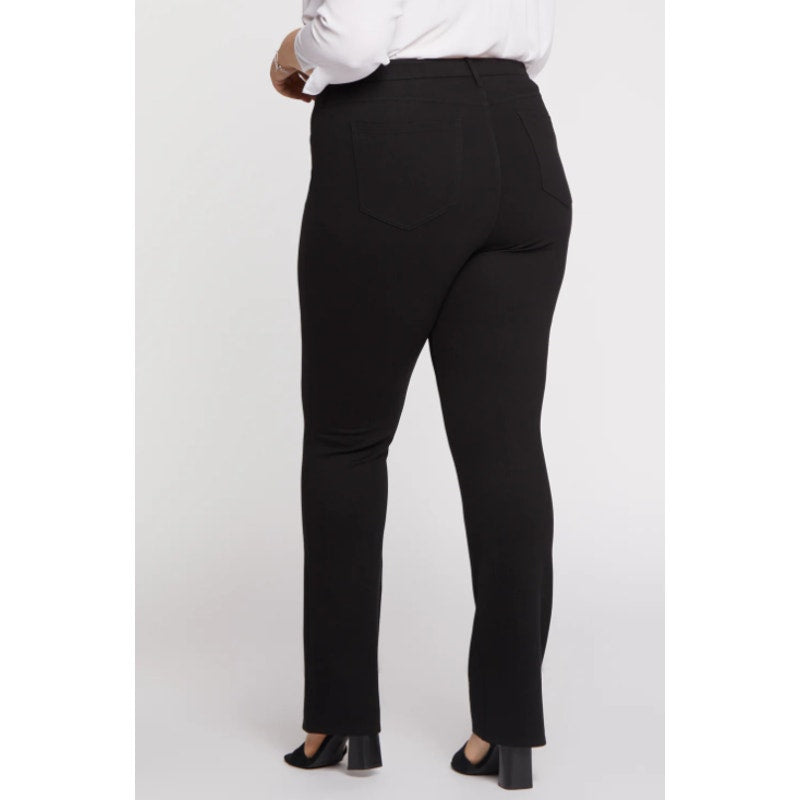 NYDJ Sculpt Her Women's Marilyn Straight Pants Size 16W Black Mid Rise NWT