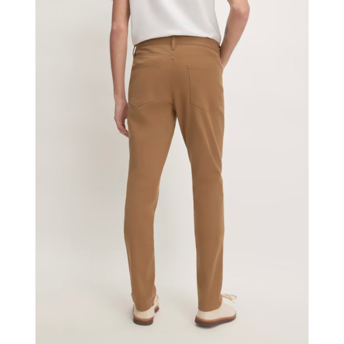 EVERLANE Men's Performance Pants 33x34 Brown Slim Fit Uniform 5-Pocket NWT