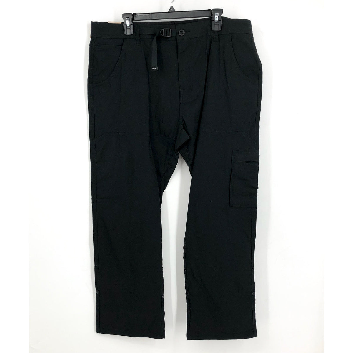 PRANA Men's Stretch Zion Pants II 38x30 Black Relaxed Fit Straight Leg NWT