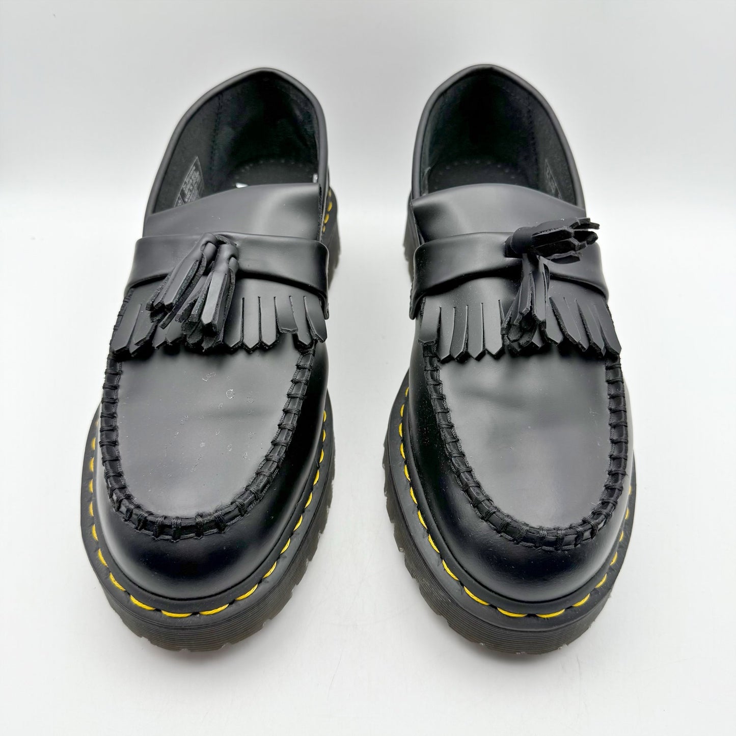 DR MARTENS Mens Adrian Bex Loafer EU 46 US 12 Black Tassel Leather NWOB