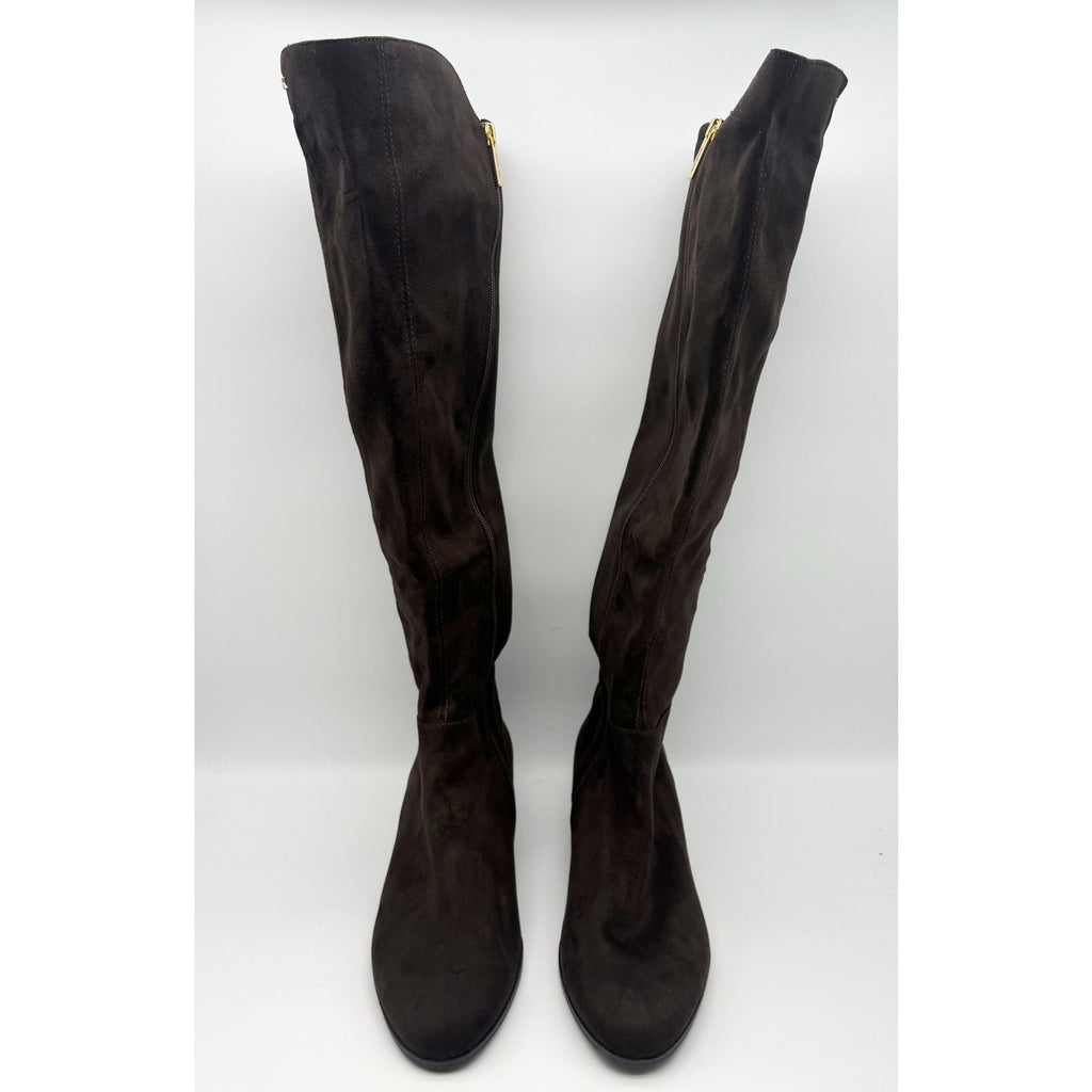 Michael Kors Womens Bromley Stretch Over-The-Knee Boot Size 11 Brown NWOB