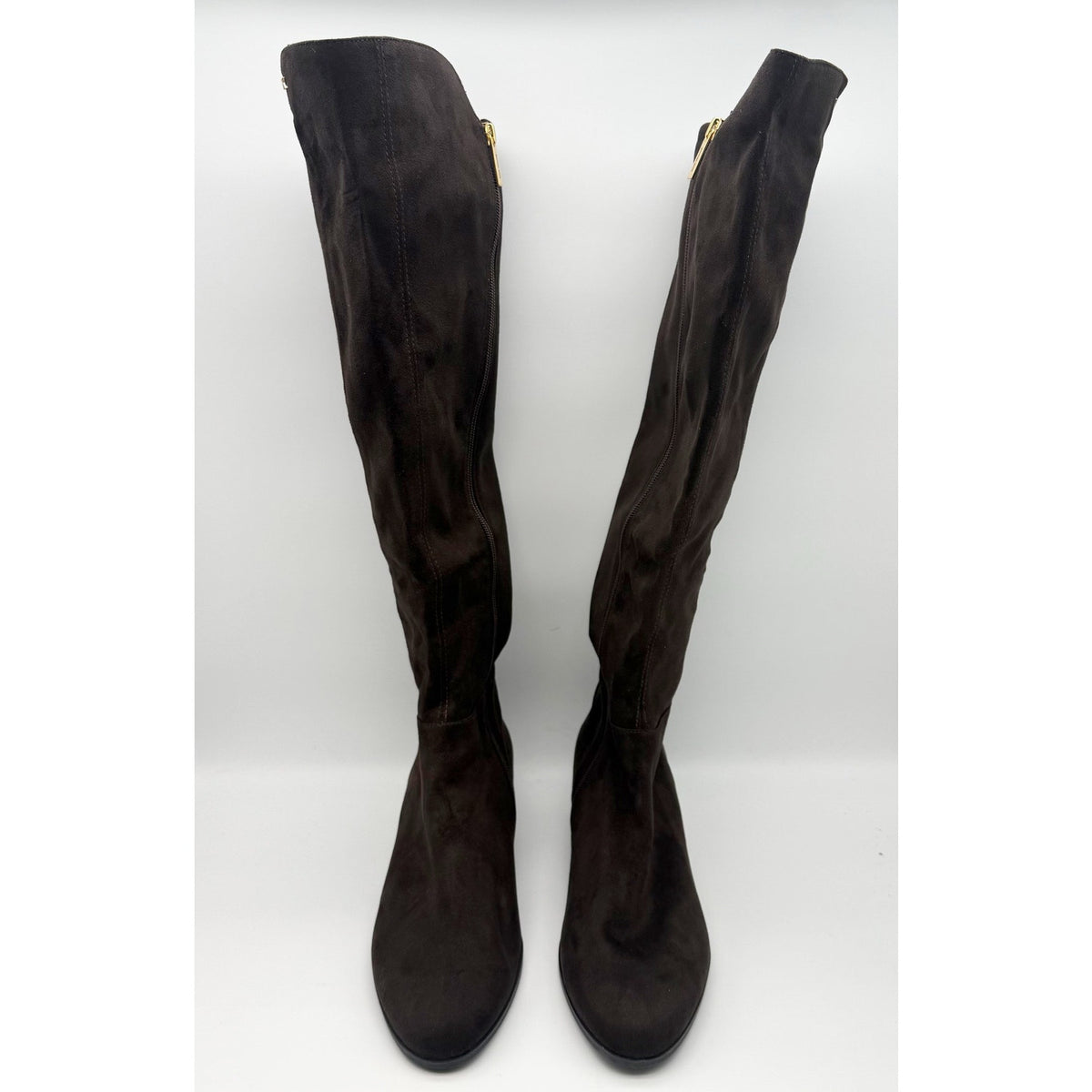 Michael Kors Womens Bromley Stretch Over-The-Knee Boot Size 11 Brown NWOB