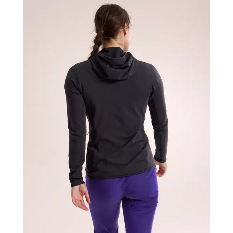 ARC'TERYX Women's Kyanite Lightweight Hoody Jacket Medium Black Full Zip NWOT