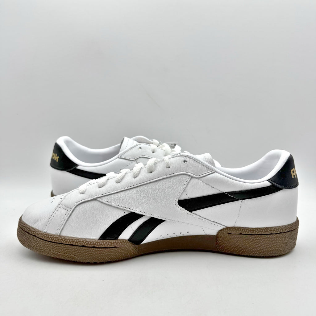 Reebok Mens Club C Grounds Casual Sneakers Size 9 EU 42 White Black NIB