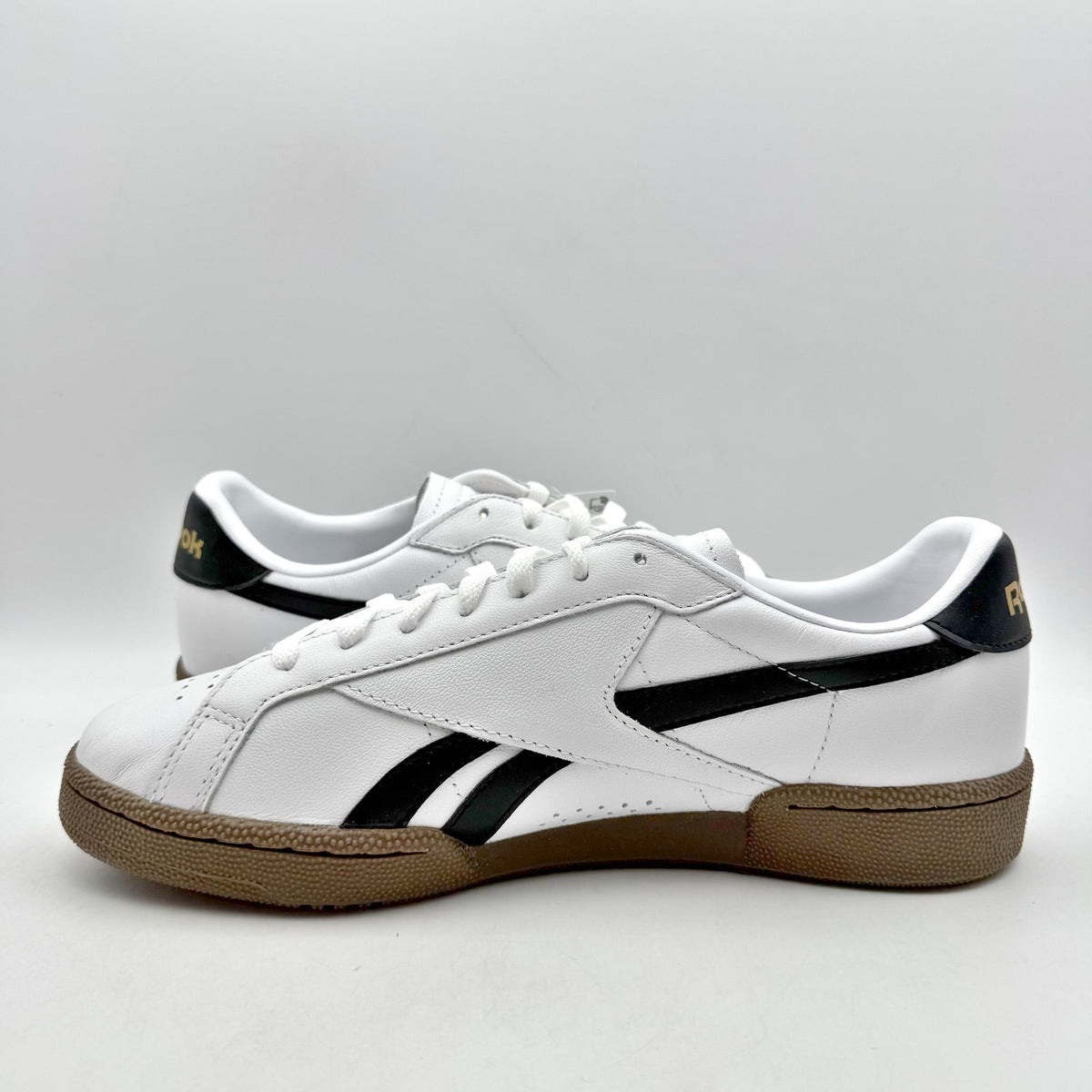 Reebok Mens Club C Grounds Casual Sneakers Size 9 EU 42 White Black NIB