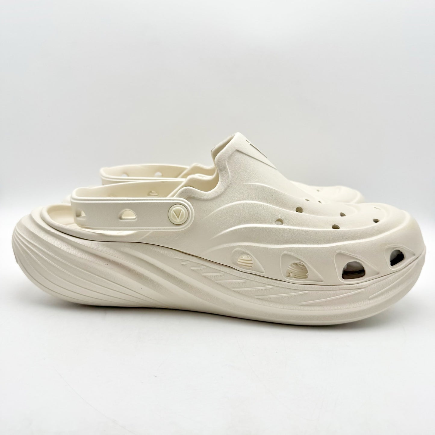 Vionic Womens Wave X Clogs US 13 Off White Comfort NWOB