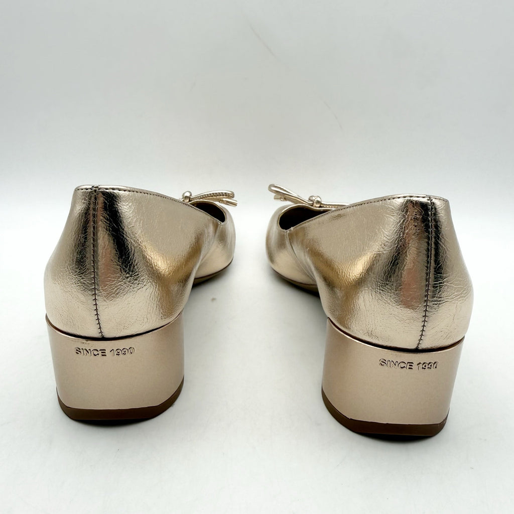 Franco Sarto Womens Natalia Pumps US 6.5 M EU 36.5 Rose Gold Leather NIB