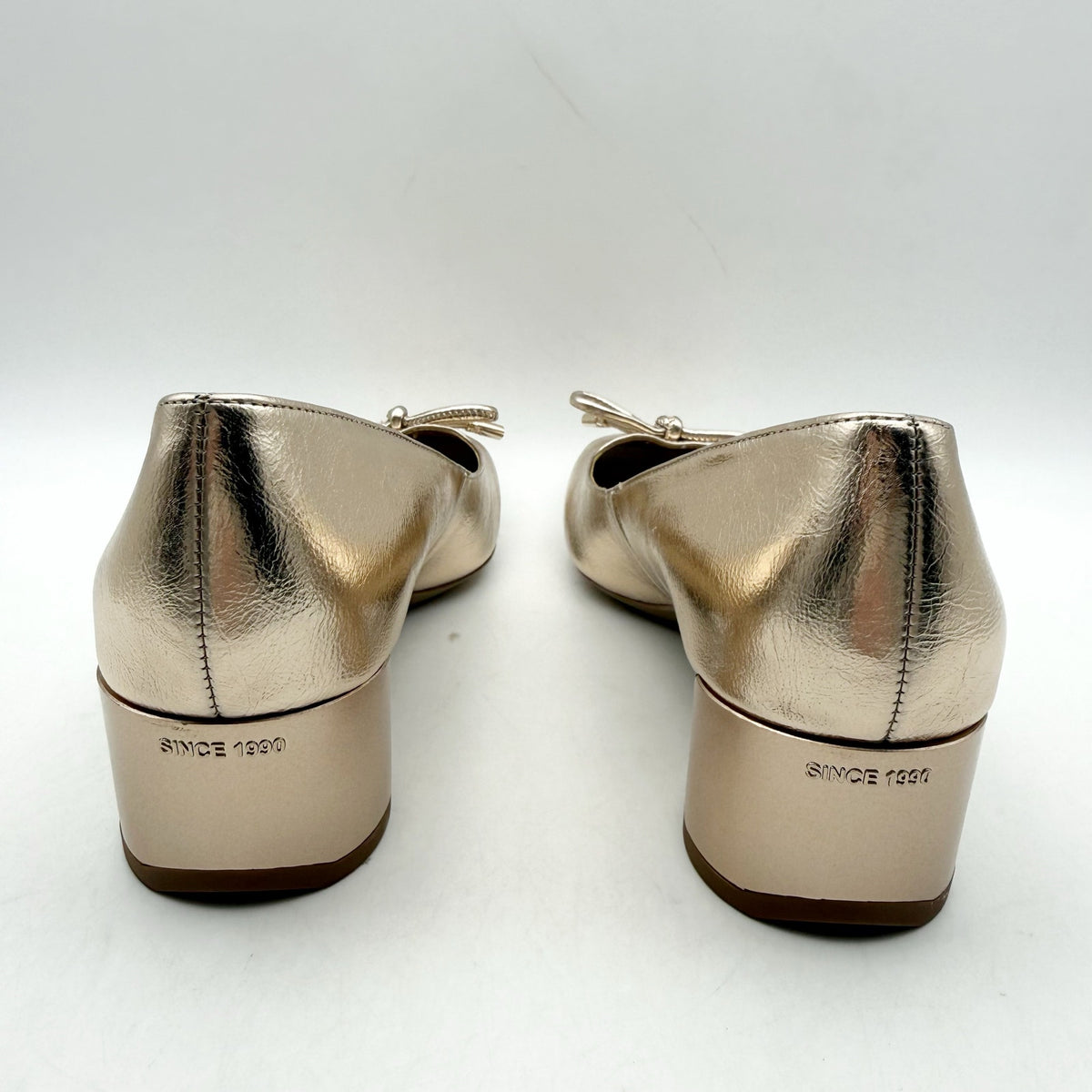 Franco Sarto Womens Natalia Pumps Size 6.5 M EU 36.5 Rose Gold Leather NIB
