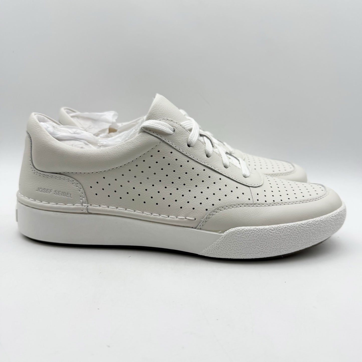Josef Seibel Womens Claire 29 Sneakers EU 41 US 9.5 White Leather NWOB