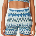 OUTDOOR VOICES Womens 5" Thrive Bike Shorts XXS Blue Polar Helios TechSweat NWT