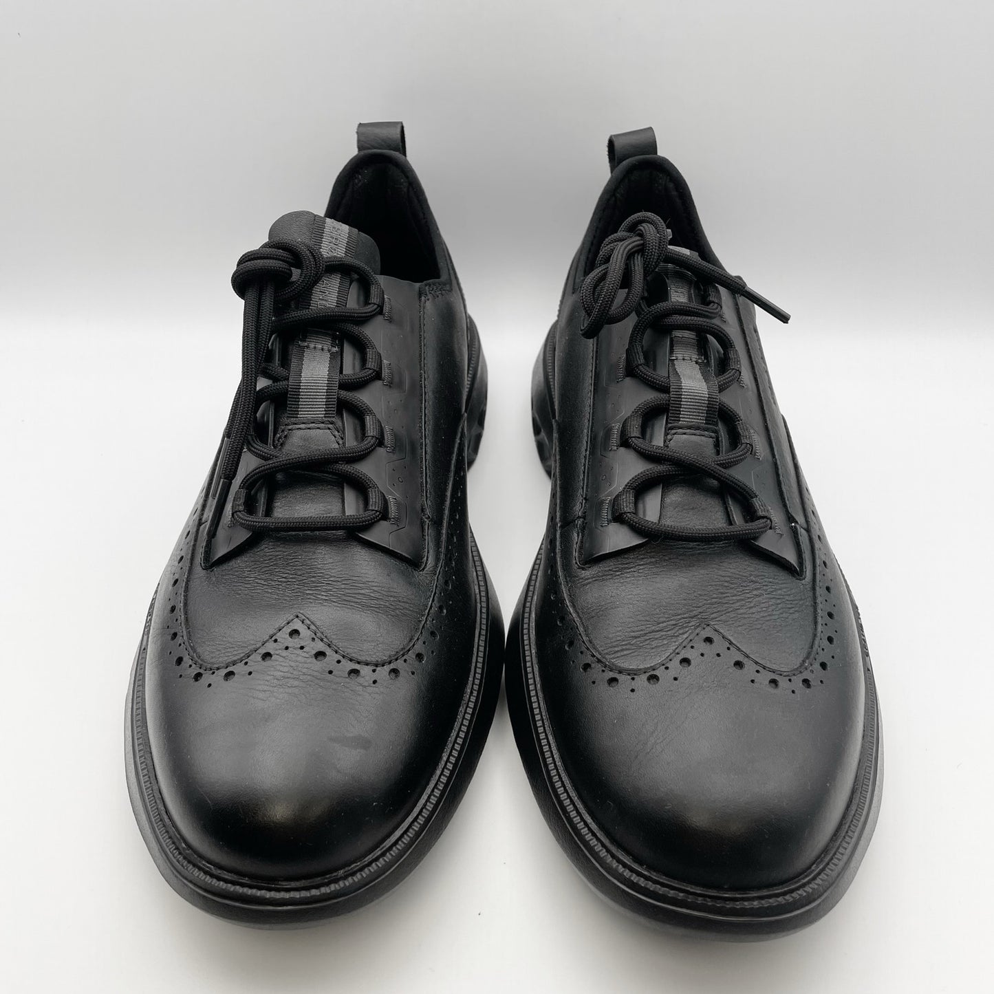 Cole Haan Mens Zerogrand WFA Oxford Shoe US 13 Wide Black Leather NIB