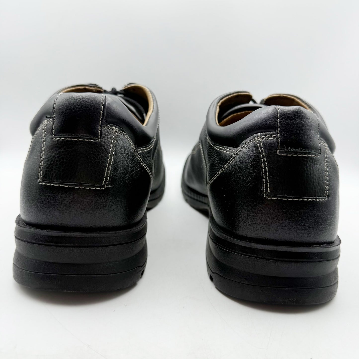 Dockers Mens Trustee Casual Oxford Shoe US 15 Wide EU 48 Black Leather NWOB