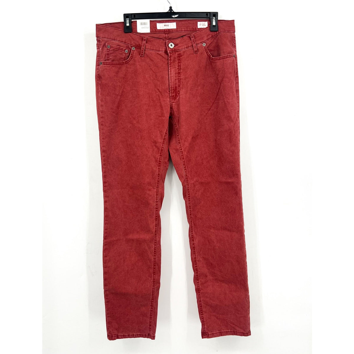 BRAX Men's Chuck Modern Fit Chino Pants 36x32 Burnt Red Frozen Color NWT