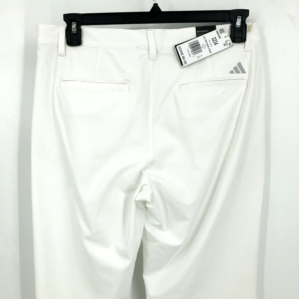 ADIDAS Men's Ultimate365 Modern Golf Pants 32x34 White Stretch Twill NWT