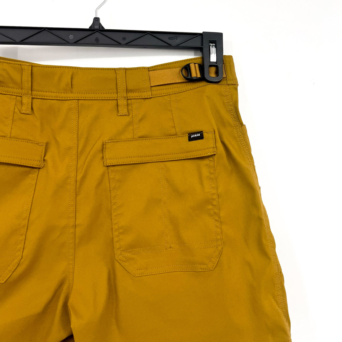 PRANA Women's Stretch Zion Cargo Shorts Size 10 Retro Olive Green 5" Inseam NWT