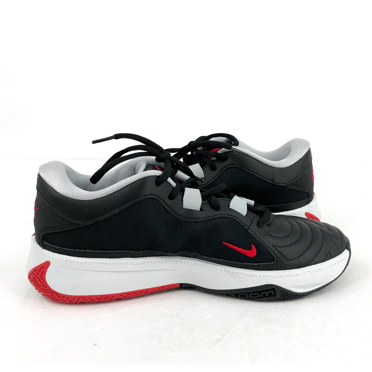 NIKE Air Zoom Freak 5 Basketball Shoes Mens 8 Womens 9.5 Black Red Giannis NWOB