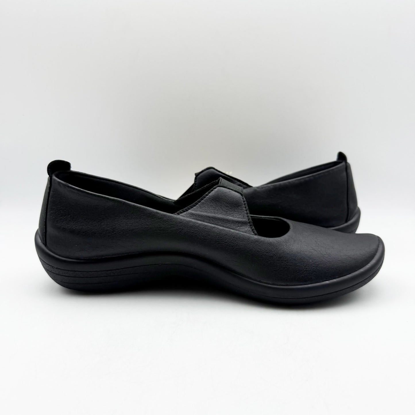 Arcopedico Womens Itatiaia Flats EU 42 US 11 Black Slip On NWOB