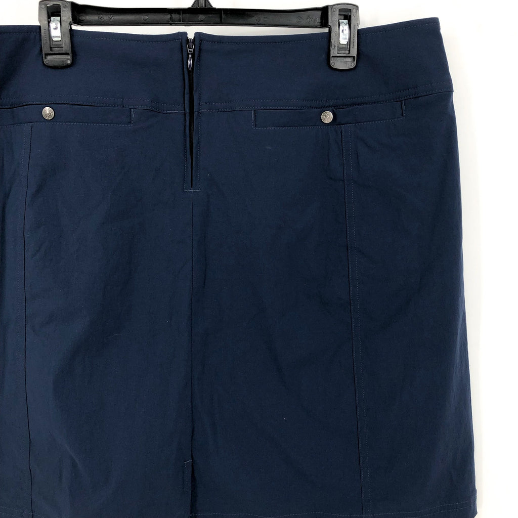 ROYAL ROBBINS Women's Discovery III Skort Size 18 Deep Blue Stretch NWT