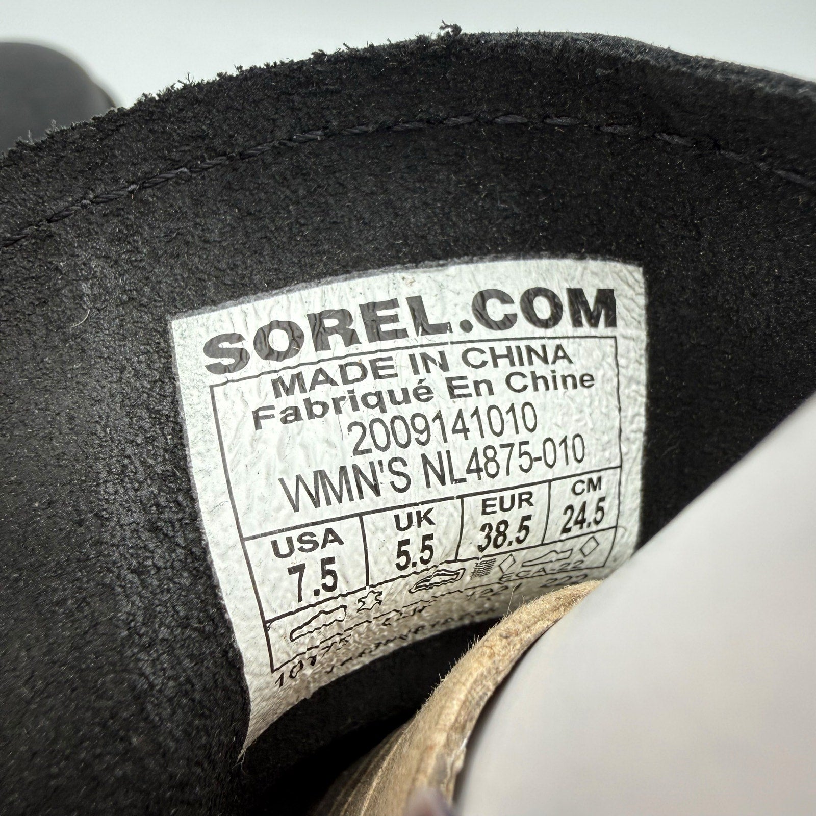 Sorel Womens Hi-Line Heel Chelsea Boots US 7.5 Black Leather Waterproof NIB