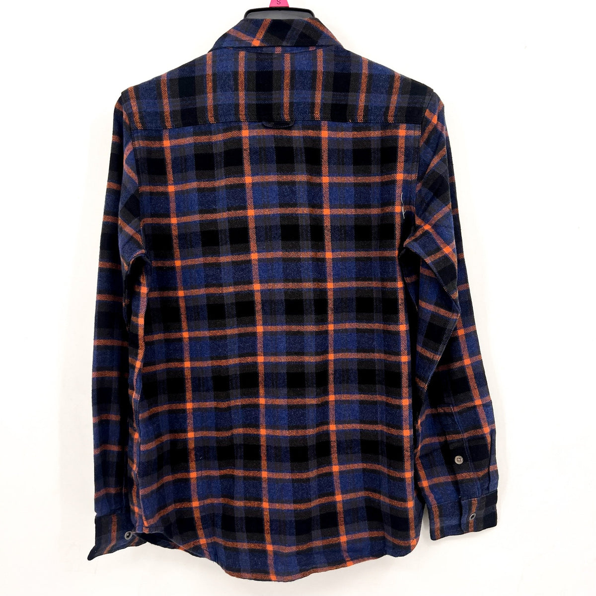 PRANA Women's Golden Canyon Flannel Shirt XS Rich Sapphire Blue Plaid NWT