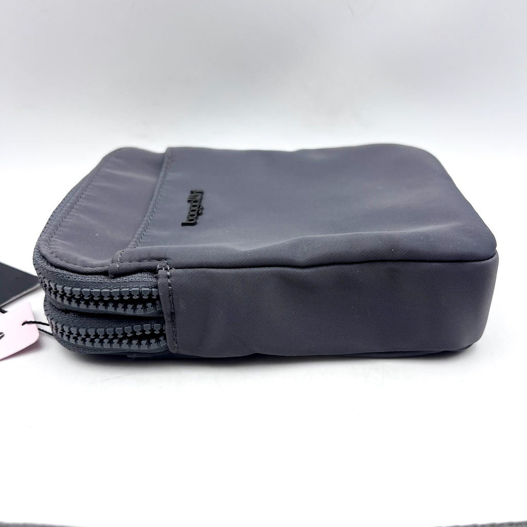BAGGALLINI Women's Modern Take Two RFID Twill Crossbody Bag Grey NWT