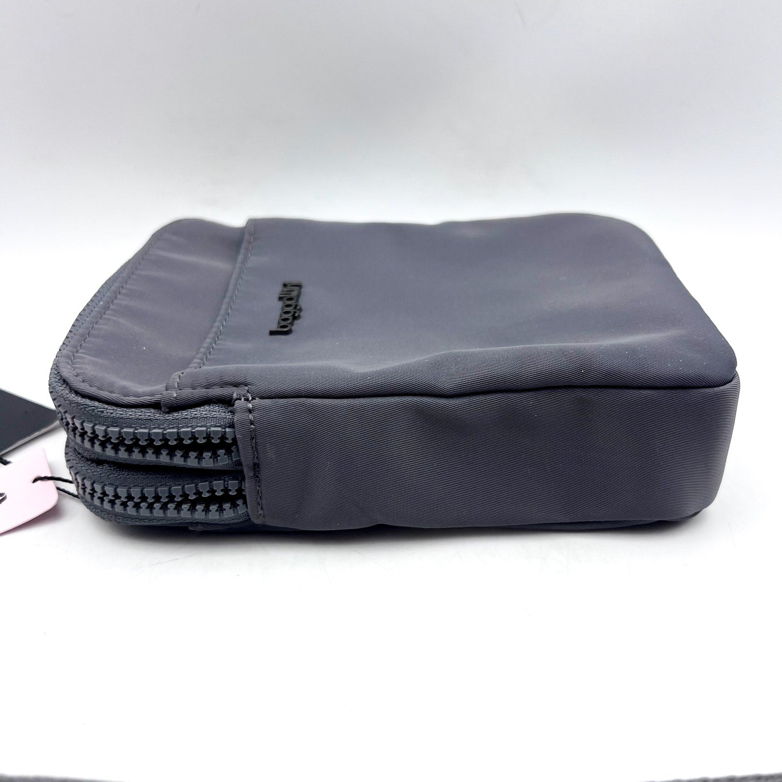BAGGALLINI Women's Modern Take Two RFID Twill Crossbody Bag Grey NWT