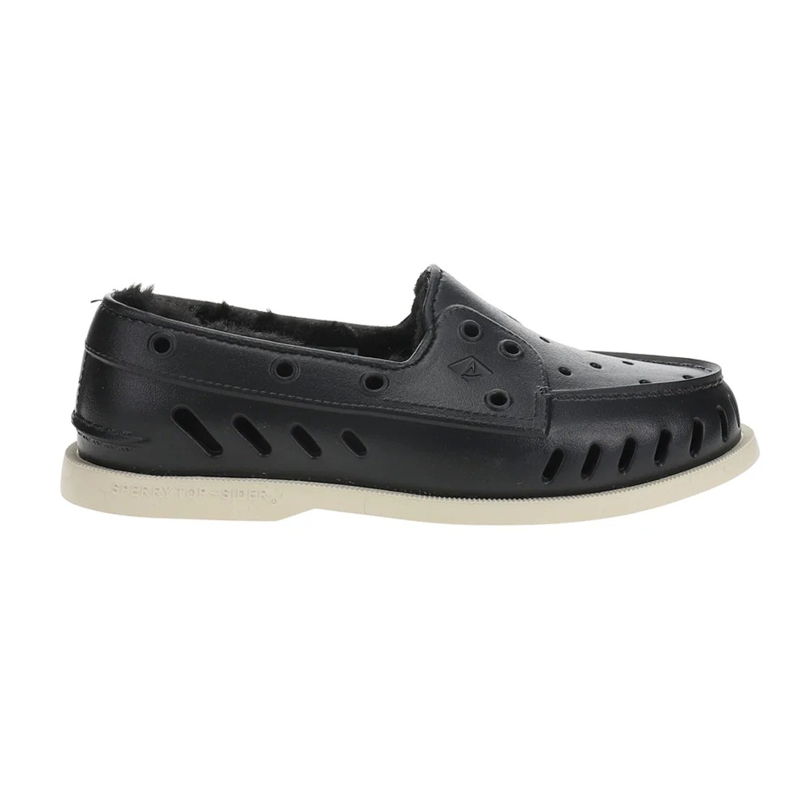 Sperry Mens Original Float Cozy Boat Shoes SIZE 10 EU 43 Black NWOB