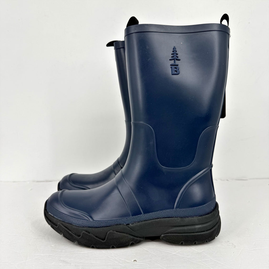 Bass Outdoors Womens Field Tall Rainboots US 8 M Blue Waterproof NWOB