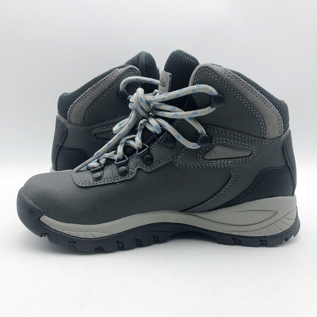 Columbia Womens Newton Ridge Plus Amped Hiking Boots US 5.5 Grey Waterproof NIB