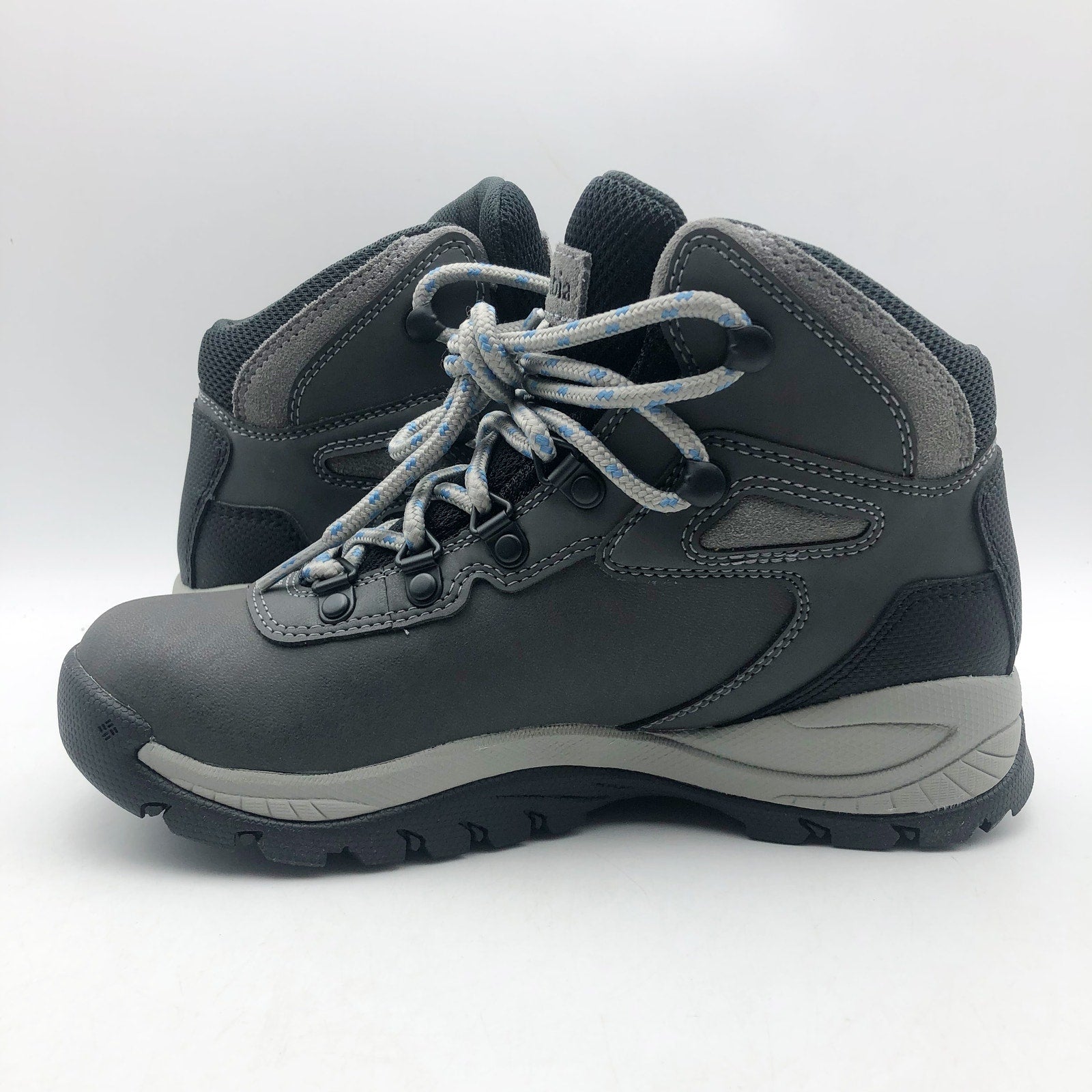 Columbia Womens Newton Ridge Plus Amped Hiking Boots US 5.5 Grey Waterproof NIB