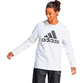 ADIDAS Men's Big Logo Single Jersey Shirt XL White Long Sleeve NWT