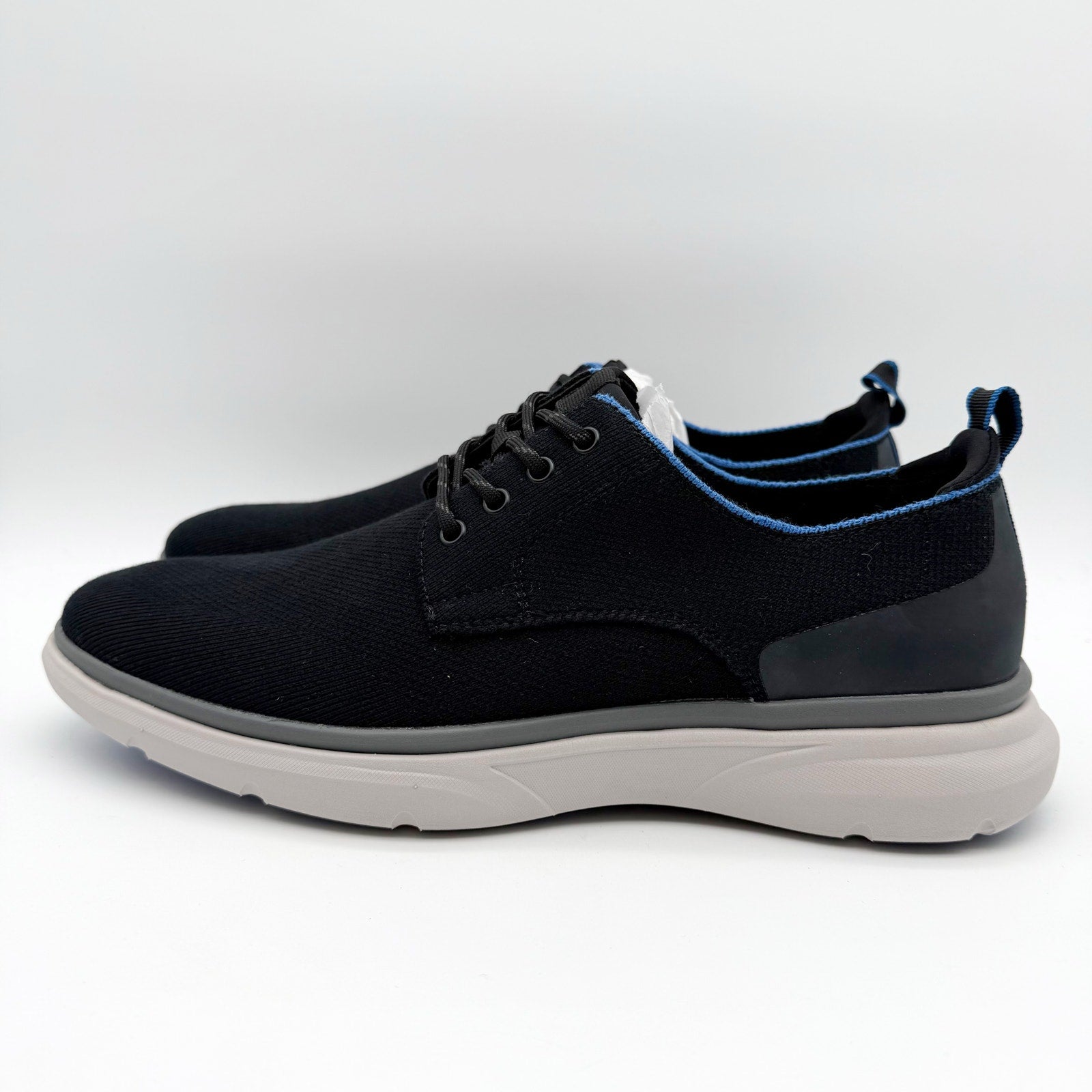 Vince Camuto Mens Tayden Oxford Dress Sneakers US 10 EU 43 Black Knit NWOB